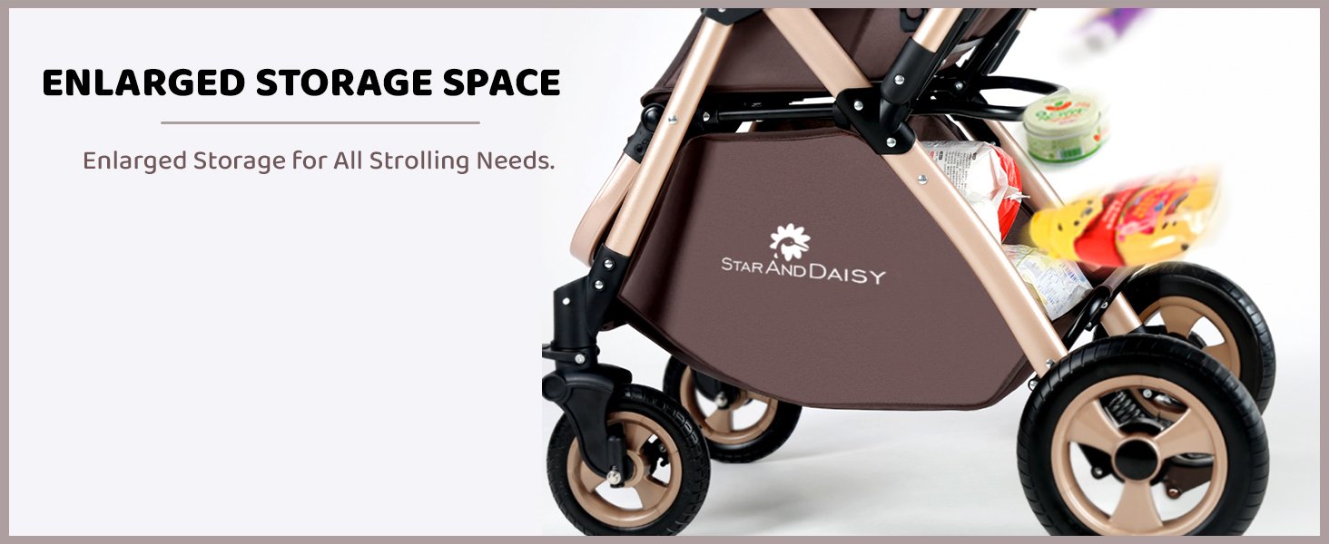 Multi Position Reclinable Baby Stroller