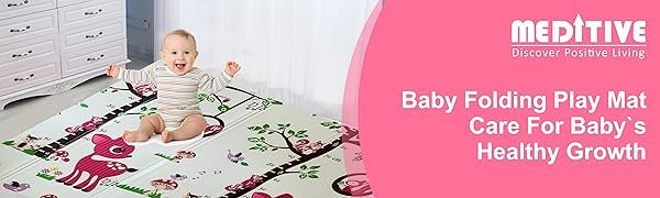 Baby Folding Play Mat Care For Baby`s Healthy Growth