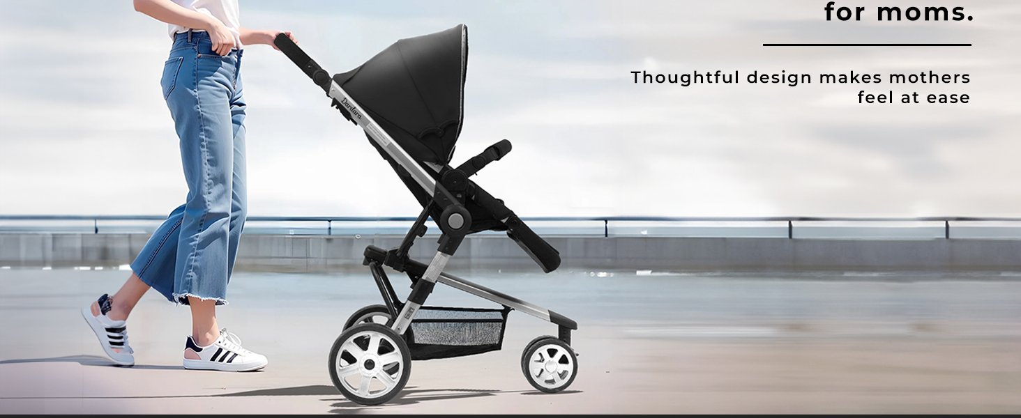 Five-point harness stroller