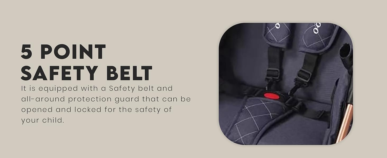 5 point safety seat belt