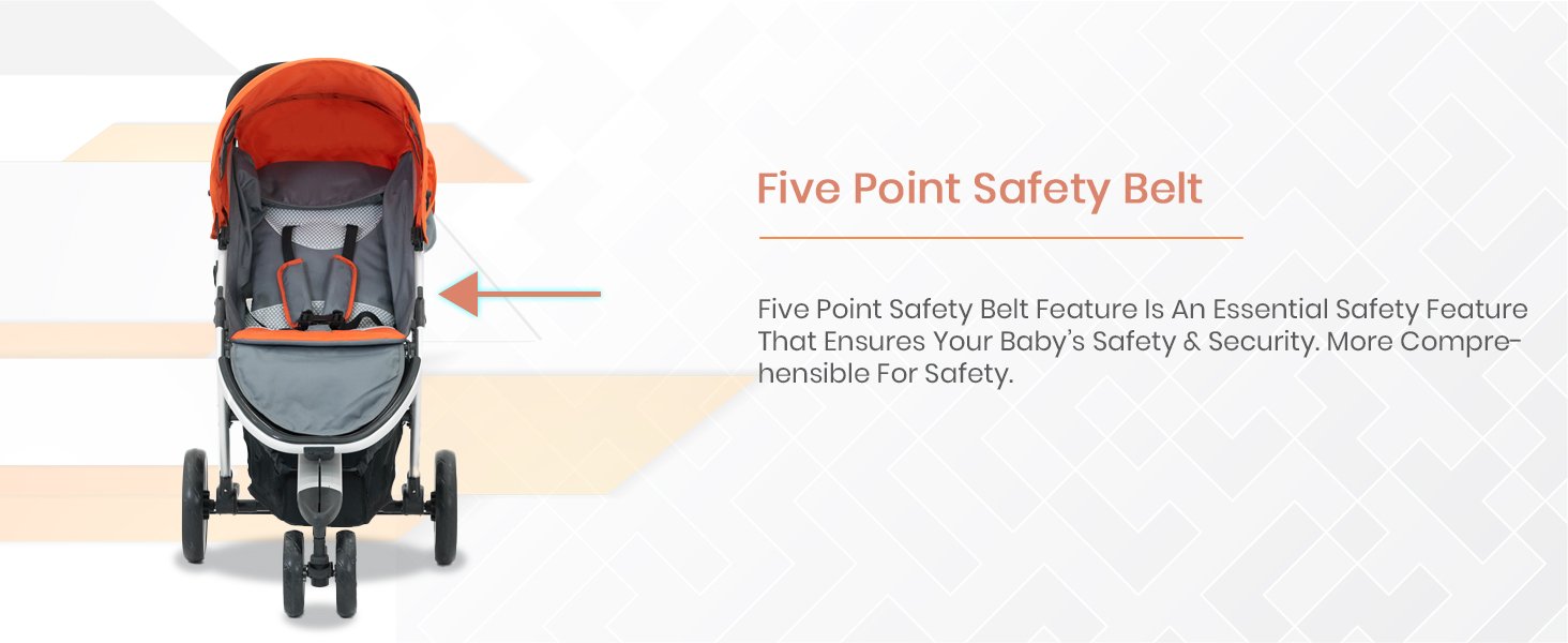 five point safety belt