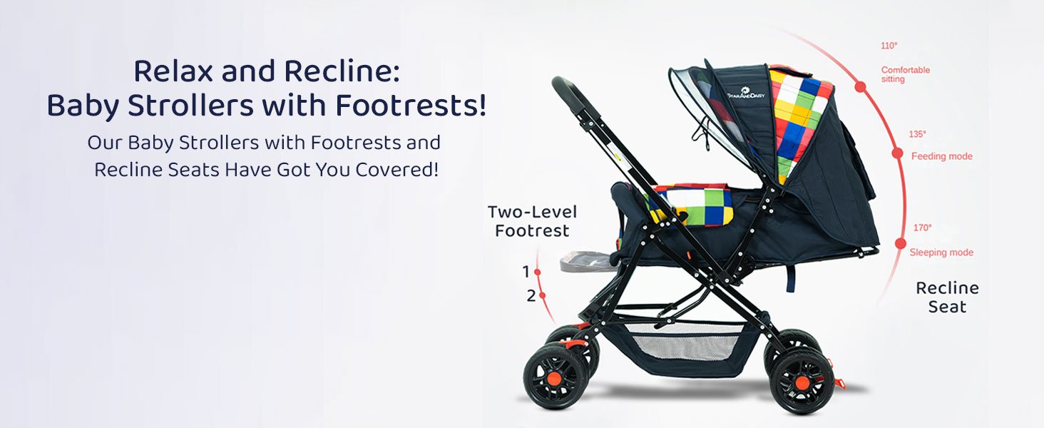stroller with footrest