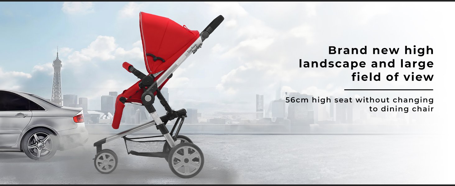 Five-point harness stroller