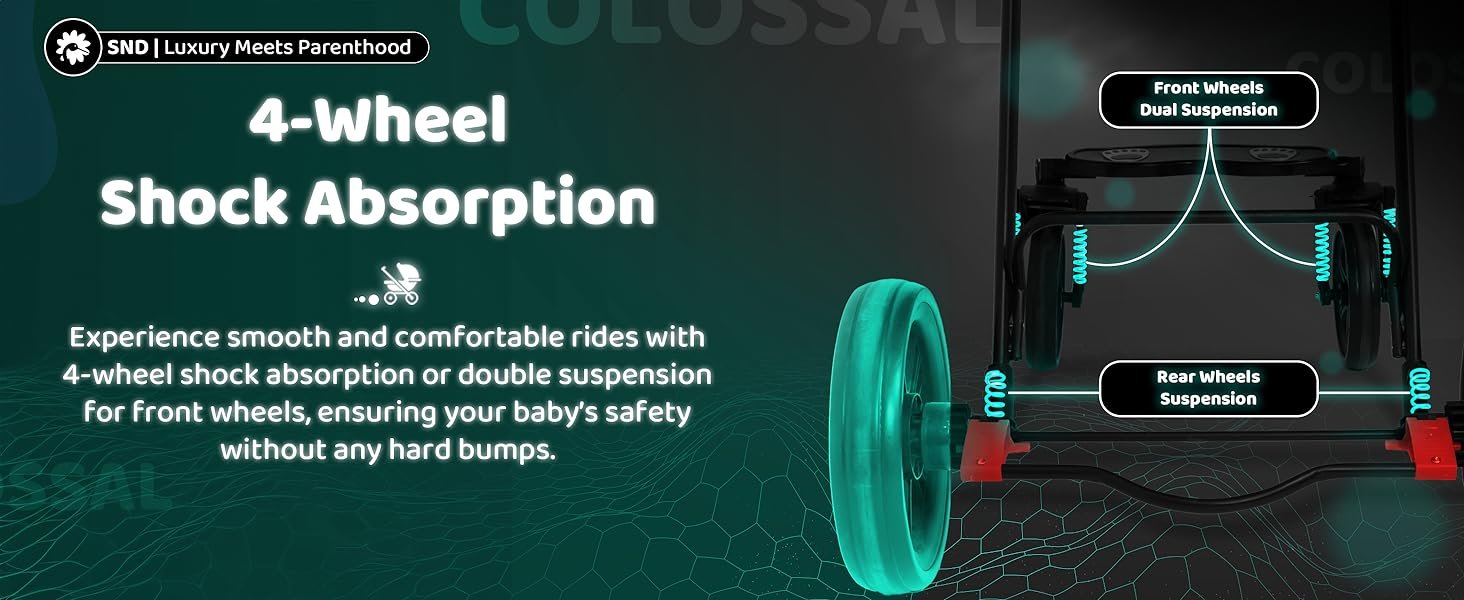 Shock absorption wheels