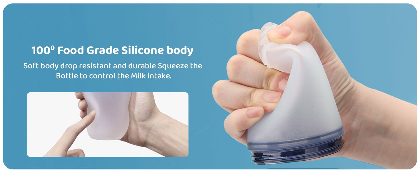 silicone milk bottle