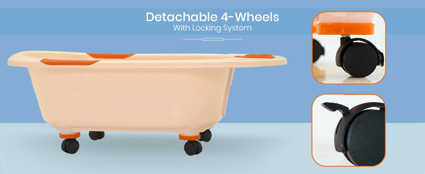 Detachable 4-wheels 