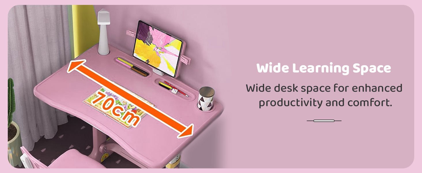 Kids' workstation with LED light