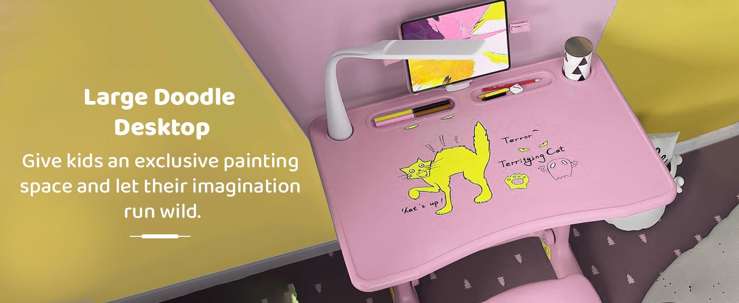 LED lamp desk for kids