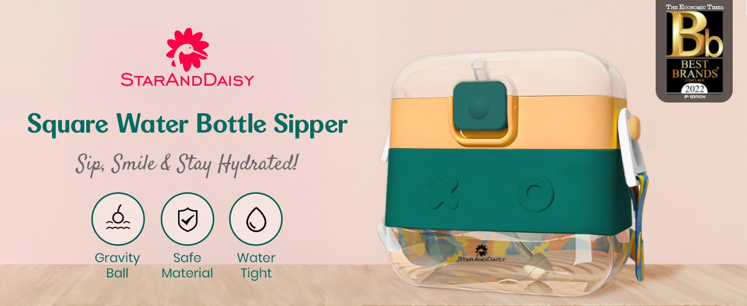 sipper bottle for kids 1+ year straw