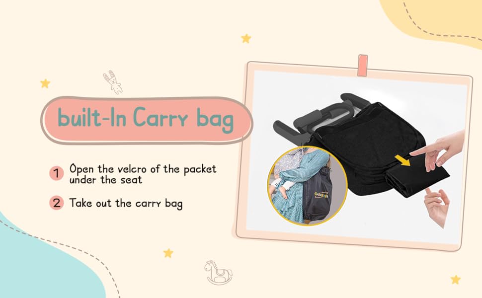 built-in carry bag