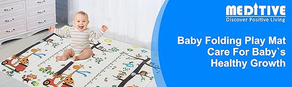 Baby Folding Play Mat Care For Baby`s Healthy Growth