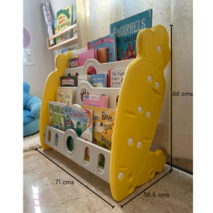 kids bookshelf, open bookshelf, kids front facing bookshelf