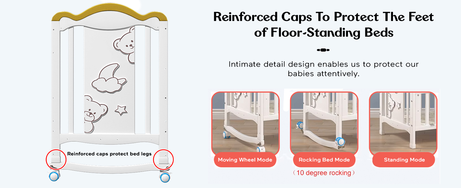 kids wooden cot