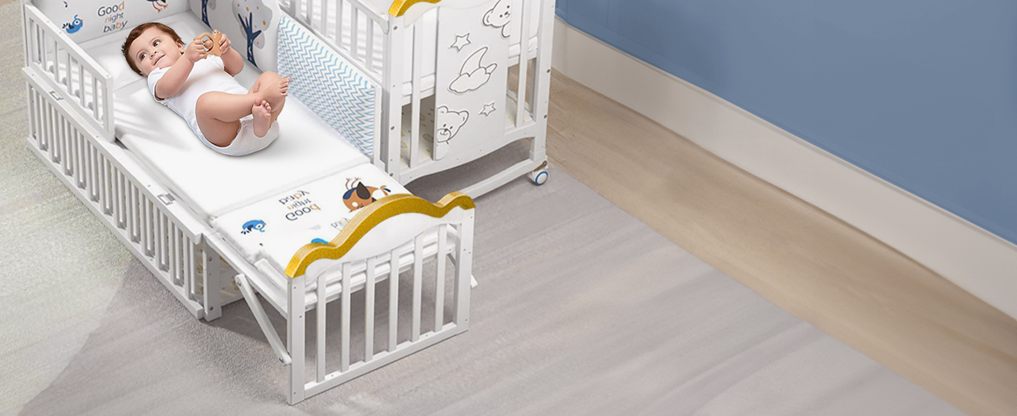 wooden cot for baby