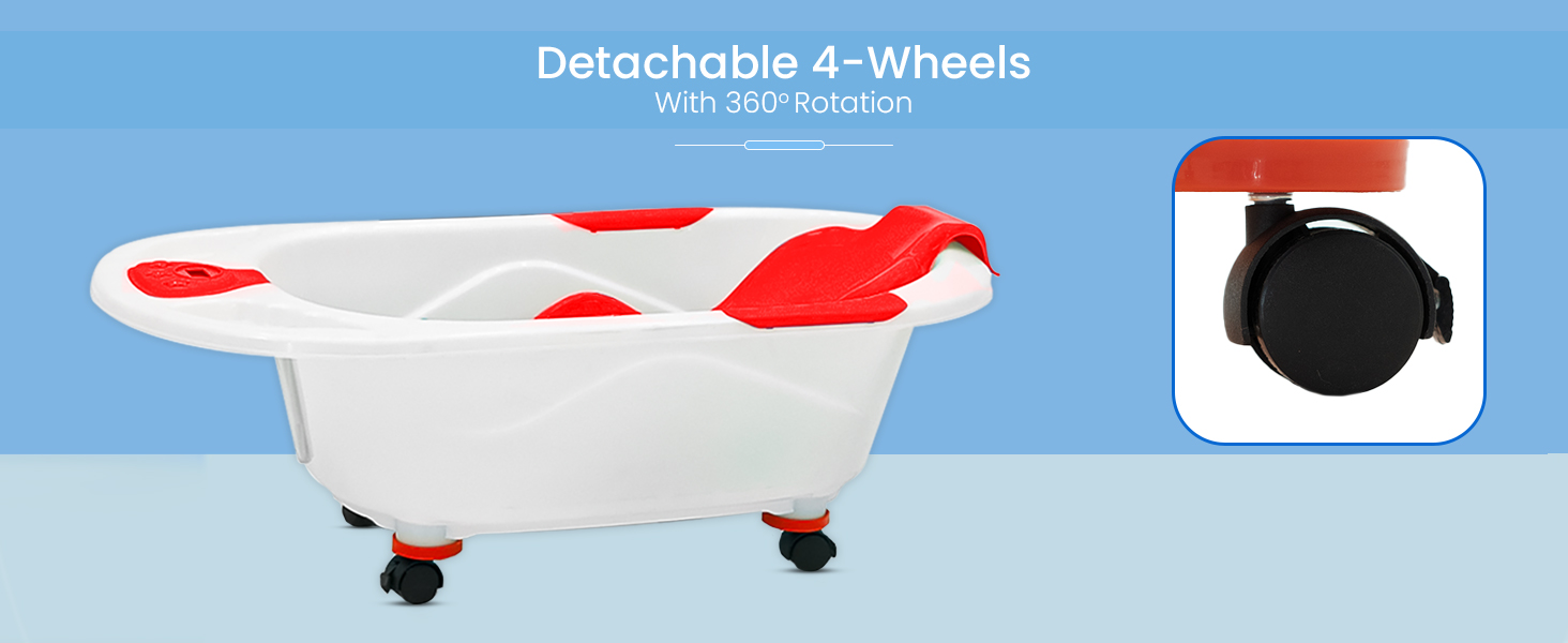 detachable 4 wheels