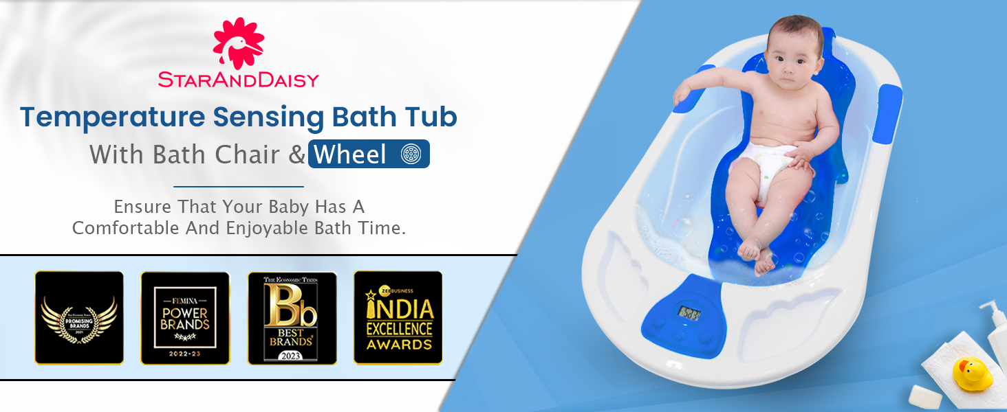 temperature sensing bath tub