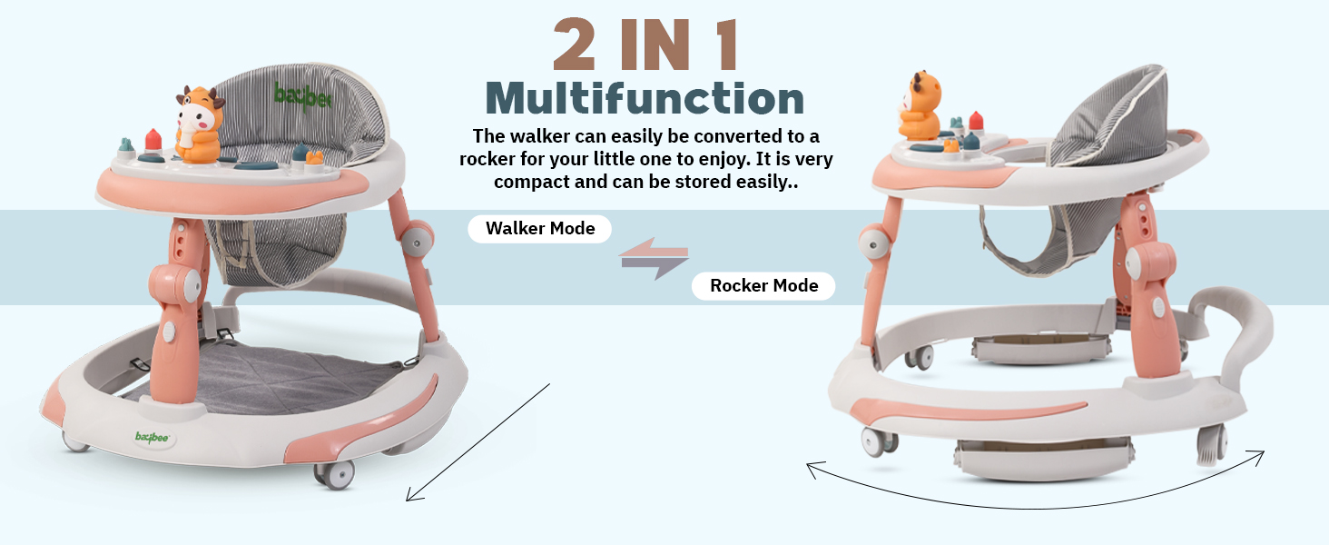 Kids Walker with 3 Adjustable Height