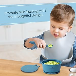 Suction Bowl with lid