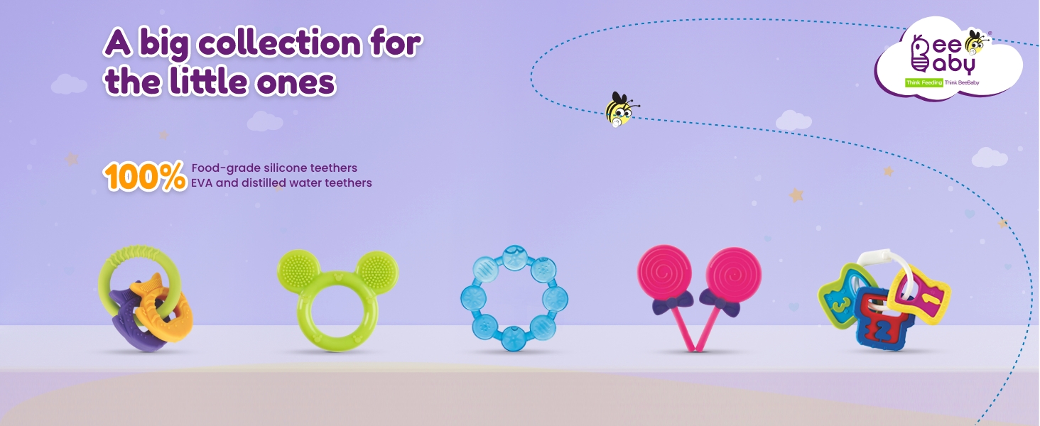 teethers for 3 to 6 months 