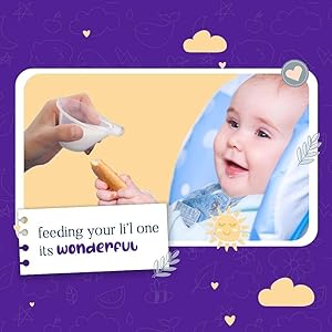 Reusable silicone baby feeding cup in transparent design
