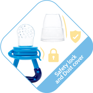 Silicone Baby Fresh Fruit and Food Feeder, Nibbler, Pacifier