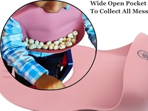 Silicone Baby Bib and Spoon