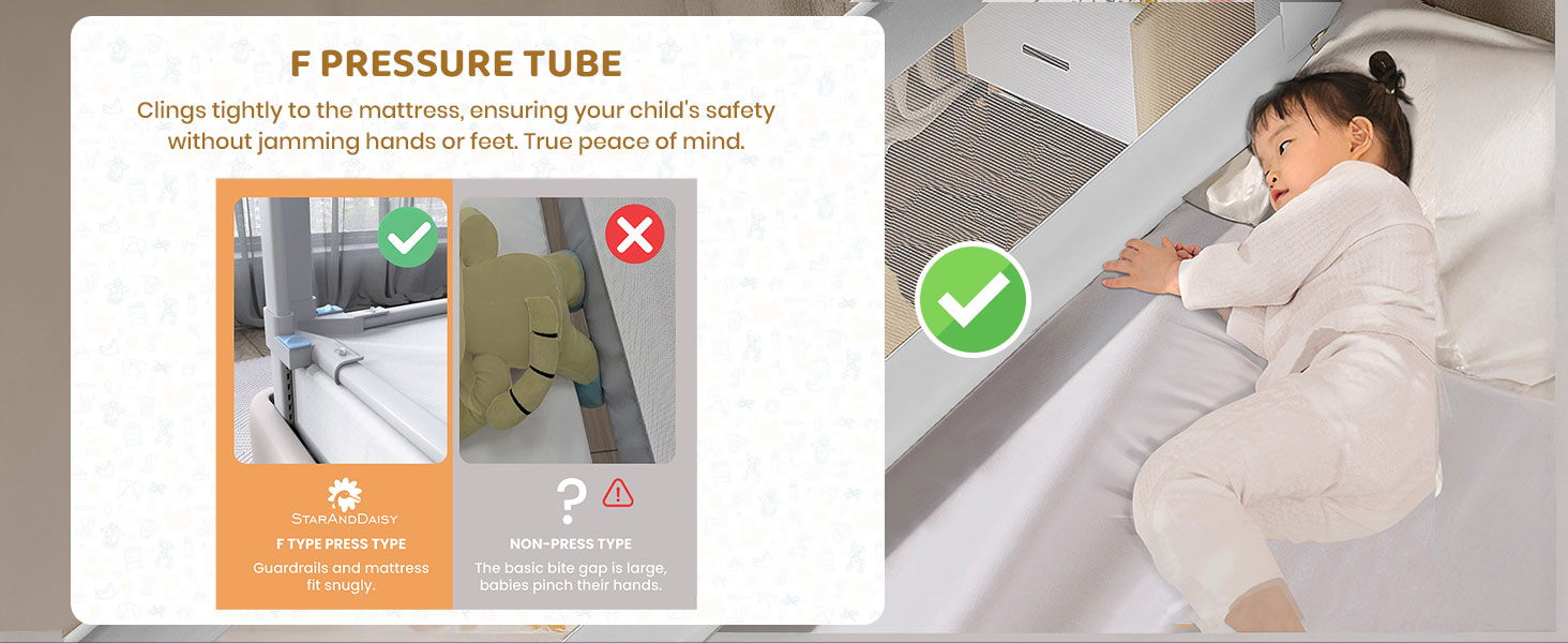 bed guard for child's safety 