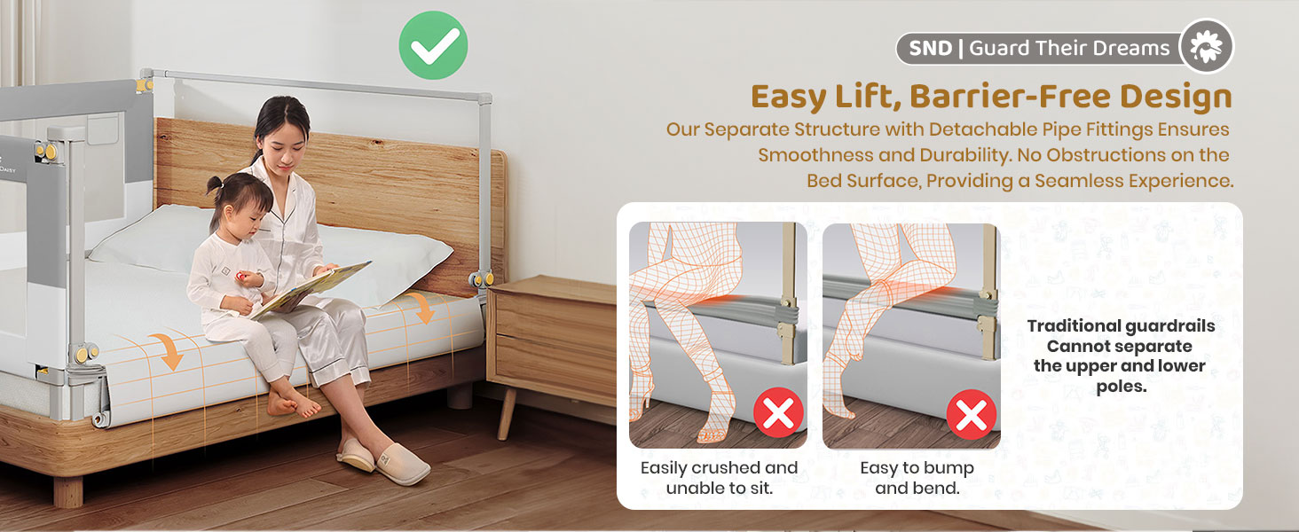 bed guard rail for baby