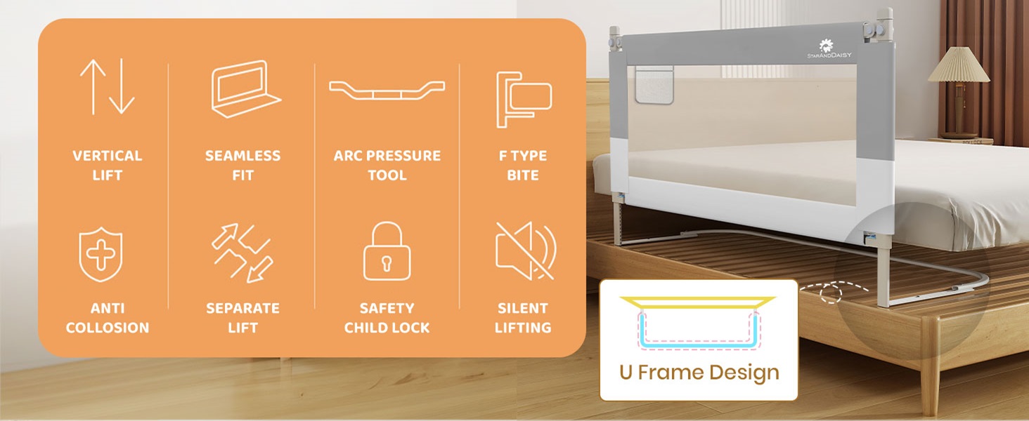 Baby Bed guardrail