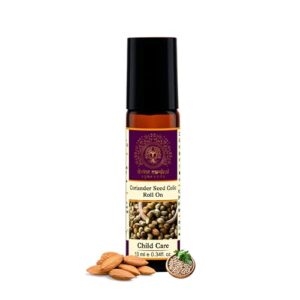 Divine Cardinal Coriander Seed Colic Roll on Natural Colic Relief for Babies inflused with Hing Soothing Tummy Roll-On for Newborns Gentle Baby Oil
