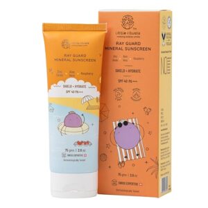 Little Rituals Mineral Baby & Kids SUNSCREEN Lotion Daily Use for Baby & Kids (0-15 years), SPF 40 PA+++ I No White Cast I UVA/UVB/IR + DIGITAL Wi-Fi & Bluelight Protection| Hypoallergenic| SWISS Technology | 75 gm