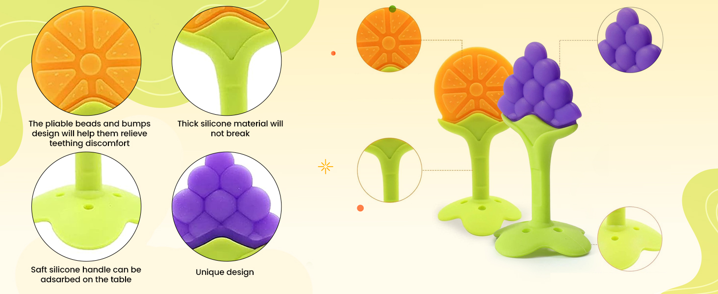Soft silicone handle can be adsarbed on the table