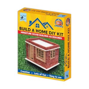 Little Birdie DIY Build a Home Kit | Miniature Brick Construction Set for Kids & DIY Enthusiasts| Creative, Fun & Activity DIY Learning Kit | Great as a Gift for Kids, Girls and Boys
