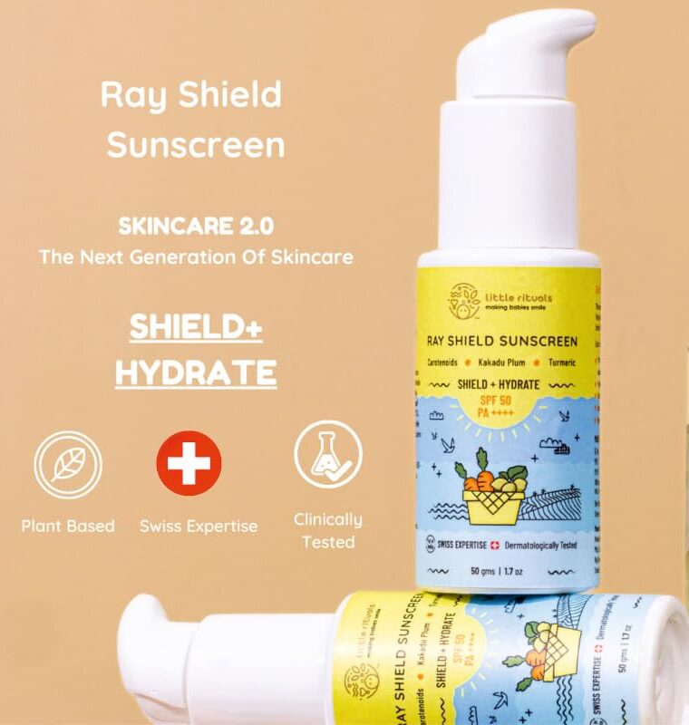 Little Rituals Baby Sunscreen for Kids 0-15 Yrs SPF 50 PA++++ Organic & Natural Lotion, UVA UVB IR, Blue Light, Wifi Radiation, Protection, Hypoallergenic, SWISS Tech, Daily Use Sunblock - 30gm - Image 7