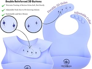 Silicone Baby Bib and Spoon