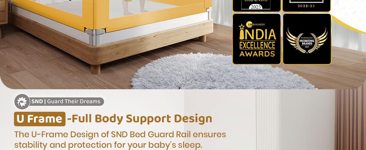 Bed guard for baby 