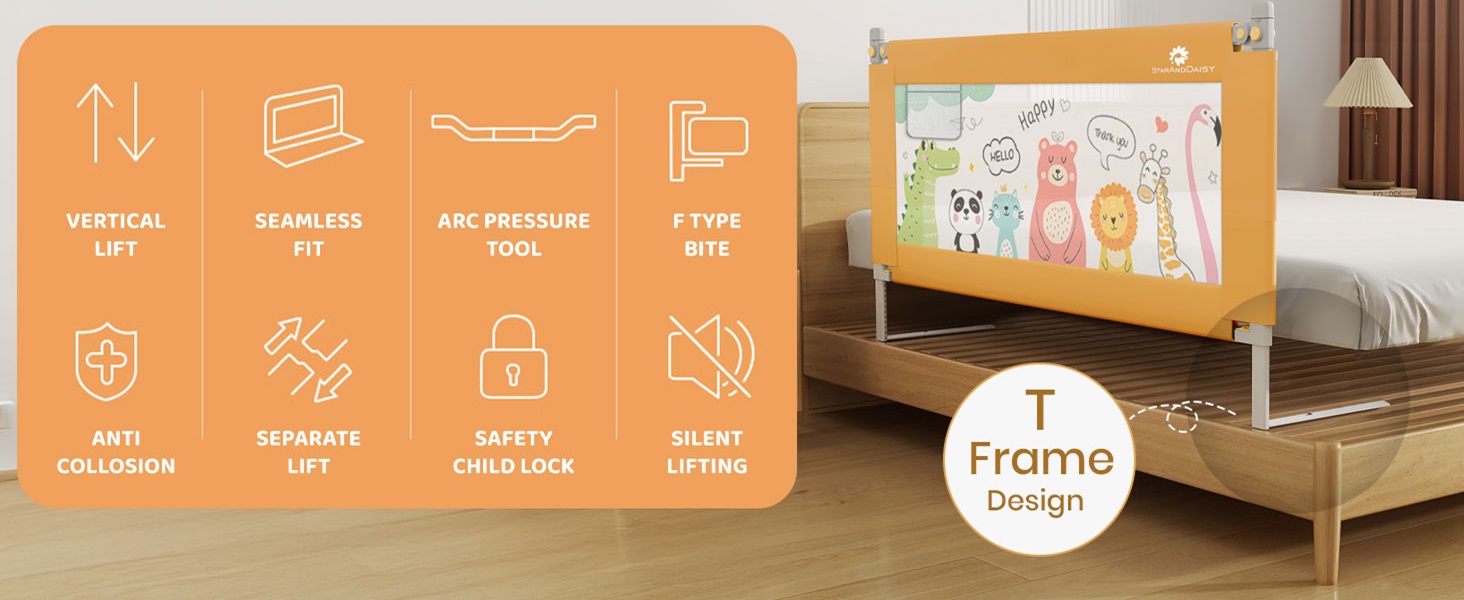 Baby Bed guardrail