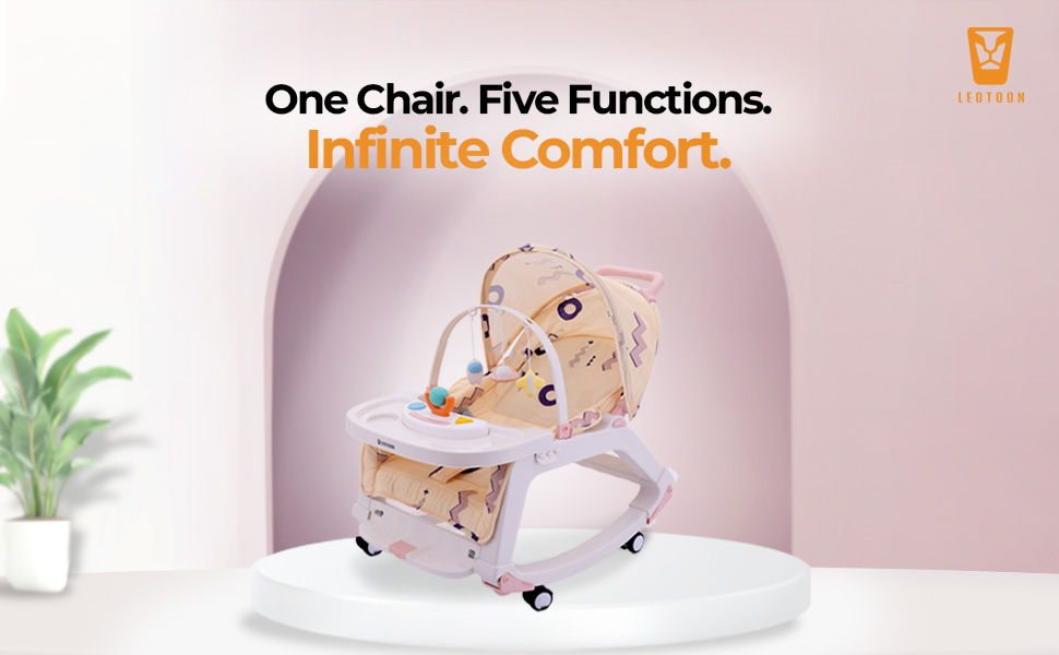 Infant Rocking Chair, Parul Toys, Leotton, Lightweight Baby Rocker, Baby Dining Seat, Booster Seat