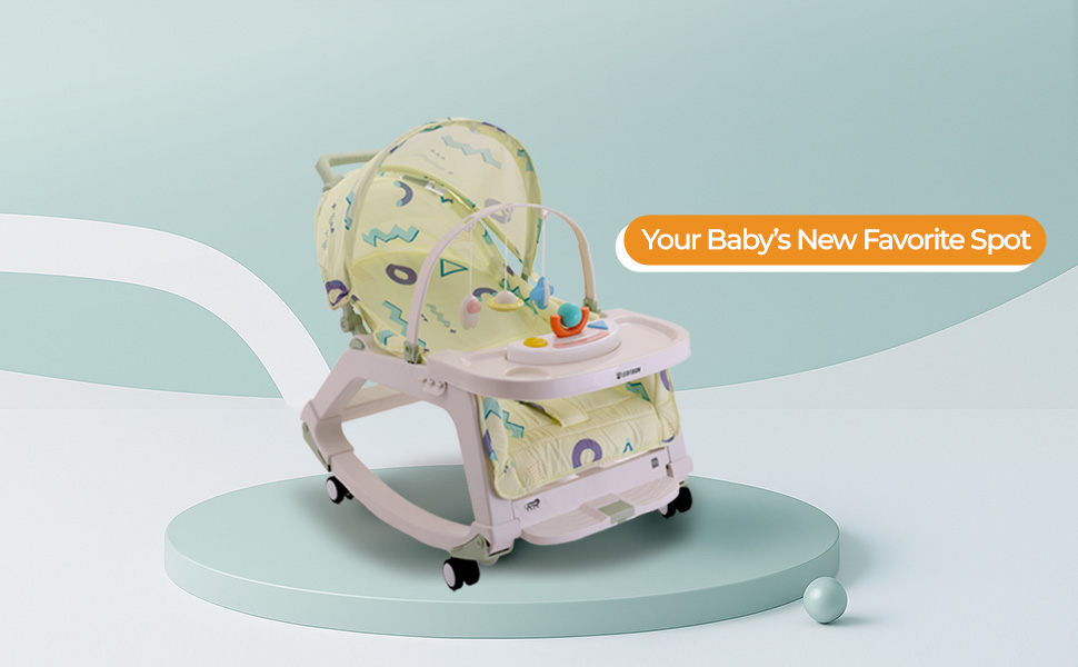 Infant Rocking Chair, Parul Toys, Leotton, Lightweight Baby Rocker, Baby Dining Seat, Booster Seat
