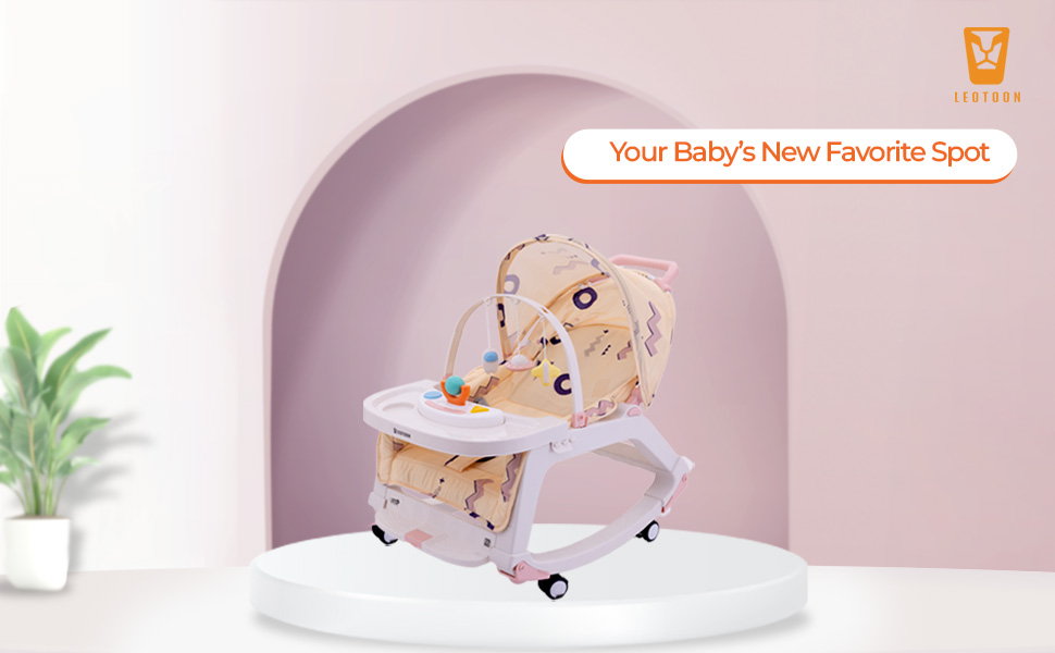 Infant Rocking Chair, Parul Toys, Leotton, Lightweight Baby Rocker, Baby Dining Seat, Booster Seat