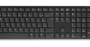 Dell KM5221W Wireless Combo - RF 2.4GHz Wireless Keyboard with 12 Programmable Keys and 3 Button Optical Mouse, Spill-Resistant Keys, up to 36 Month Battery Life, 3Y Advance Exchange Warranty - Black