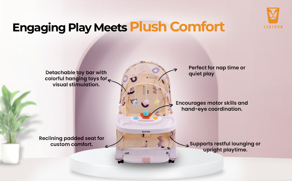 Infant Rocking Chair, Parul Toys, Leotton, Lightweight Baby Rocker, Baby Dining Seat, Booster Seat