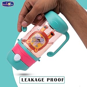 Leak-Proof Sipper Water Bottle For School Kids, Boys & Girls