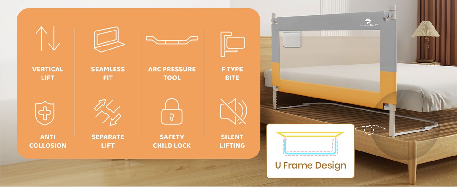 Baby Bed guardrail