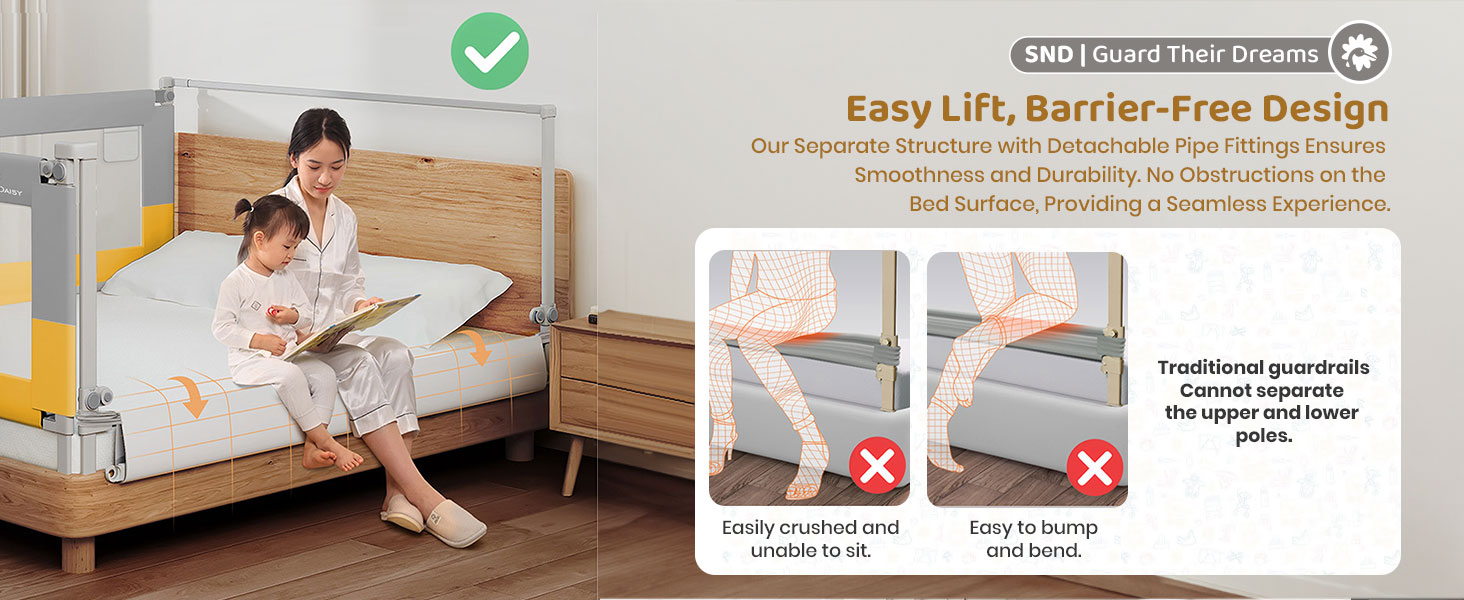 bed guard rail for baby