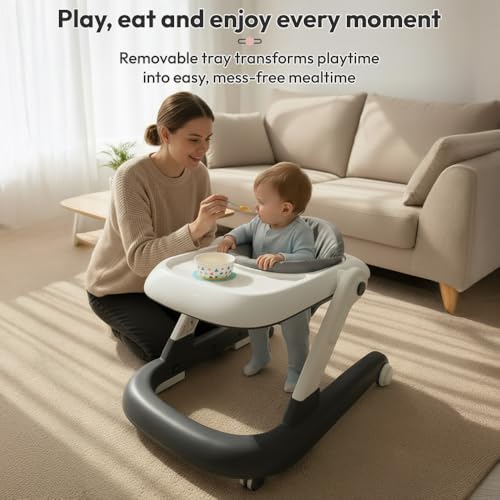 StarAndDaisy Baby Walker for 6-18 Month Baby Boy & Girl/Height Adjustment, Musical Tray & Speed Control/Baby Walker for Kids with Safety Wheels and Comfortable Seat - Image 4