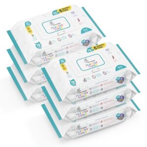 R for Rabbit Feather 468 Baby Wet Wipes for new born Combo Pack of 6