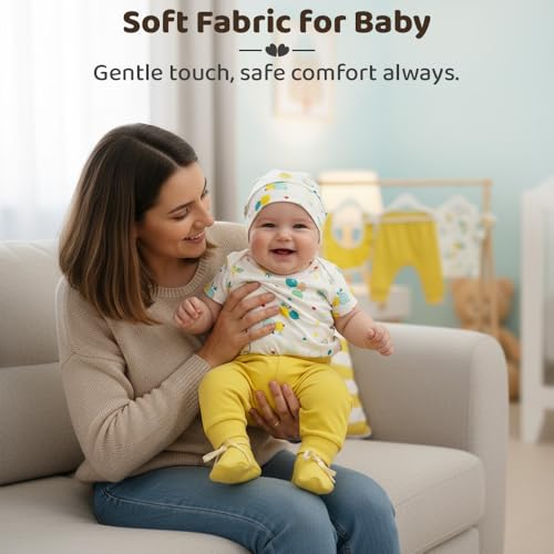 StarAndDaisy New Born Baby Clothes 0-6 Months Gift Set of 8 / Soft Pure Cotton Baby Gifts Newborn/Perfect Newborn Baby Gift Set for Boys & Girls - Image 5