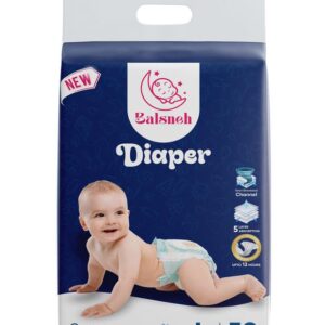 Baby Diapers Skin Comfort Pants | Upto All night Absorption 12hr Leakage Protection | Anti-Rash & Gentle on Baby Skin | Sizes S, M,L| For 4-8 kg Babies (L, 50, count)