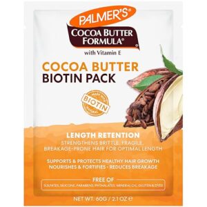Palmer's Cocoa Butter & Biotin Conditioner For All Hair Type Pack for Hair Length Retention, Strengthening & Enhanced Shine - 60gm,1 Count